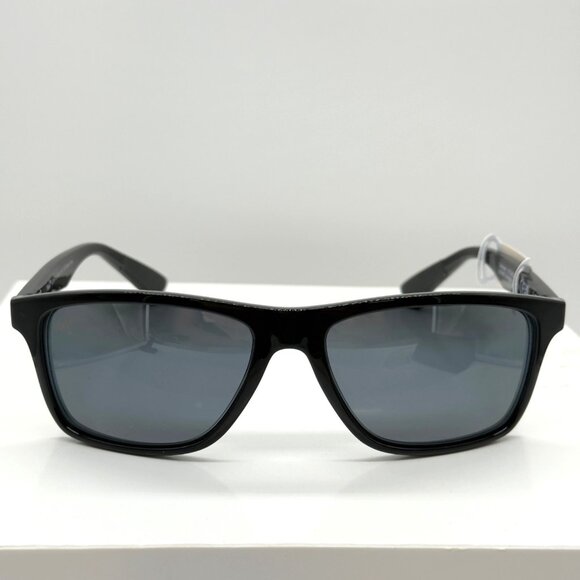 Maui Jim Onshore MJ 798 02 Gloss Black Frame Gray Polarized Sunglasses - Picture 2 of 8